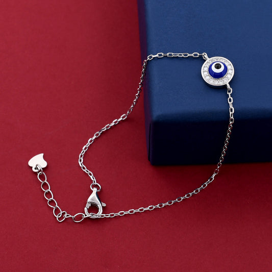 Evil Eye 925 Sterling Silver Bracelet