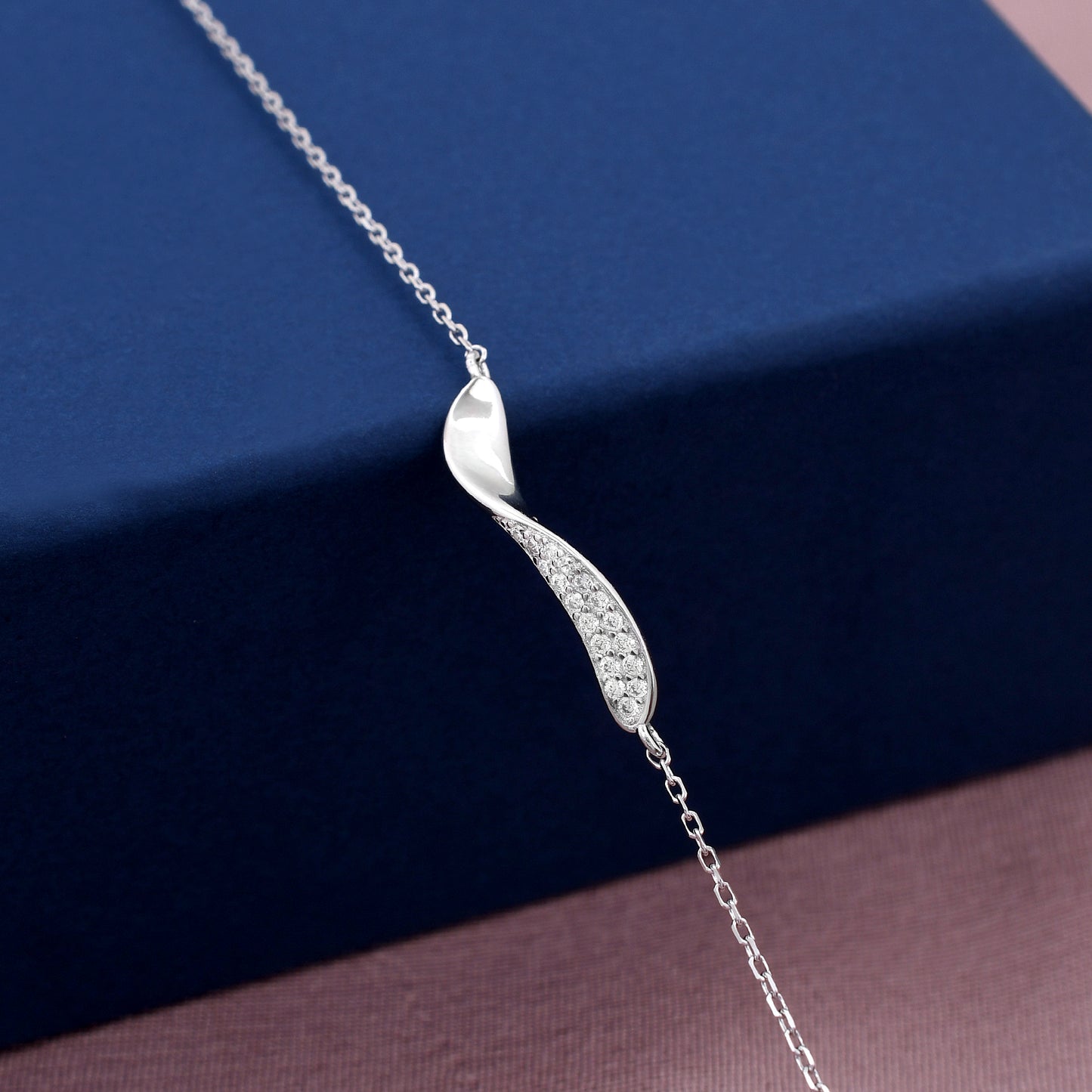 Cubic Zirconia 925 Sterling Silver Bracelet