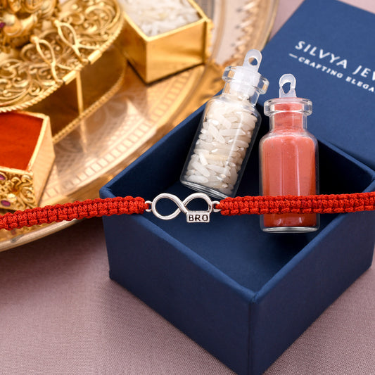 Bro Infinity 925 Silver Rakhi