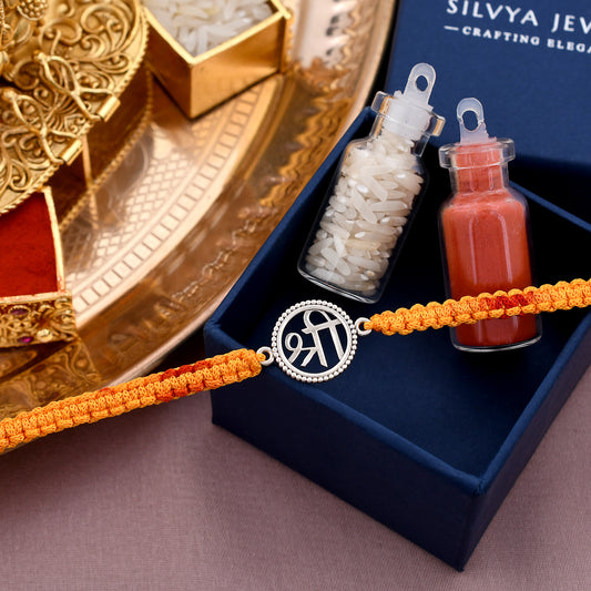 Shree Shape 925 Silver Rakhi