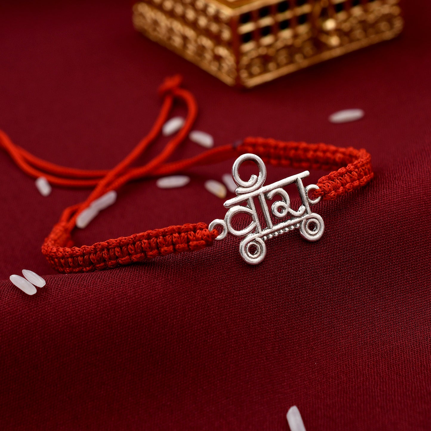 Veera 925 Silver Rakhi