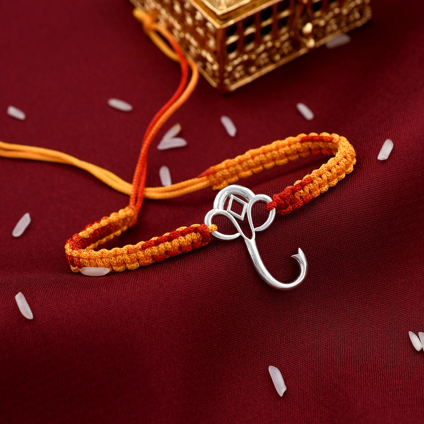 Ganesha 925 Silver Rakhi