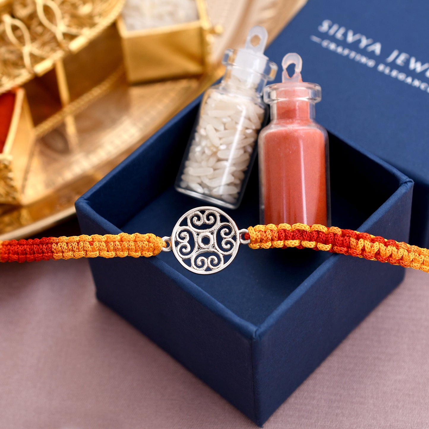 Handmade 925 Silver Rakhi