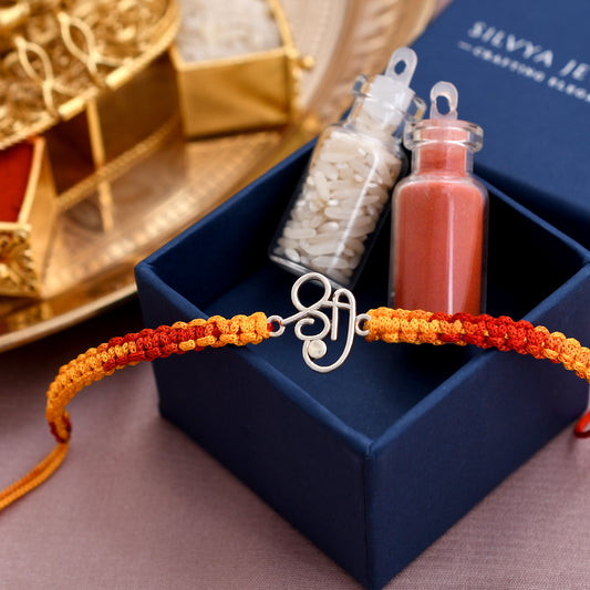 Shree Design 925 Silver Rakhi