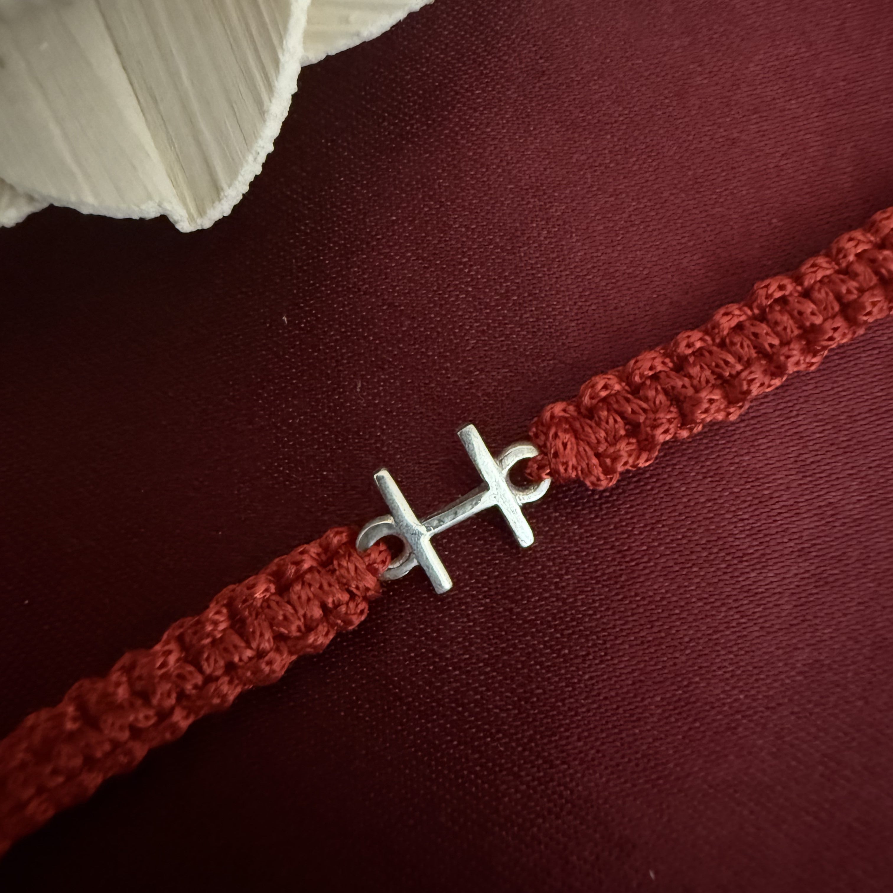 925 Silver initial Rakhi