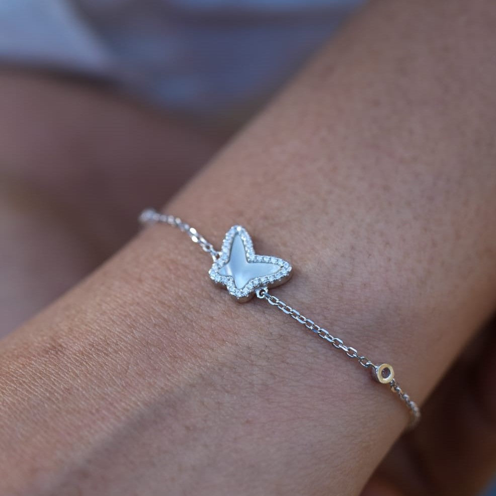 Butterfly Design 925 Sterling Silver Bracelet