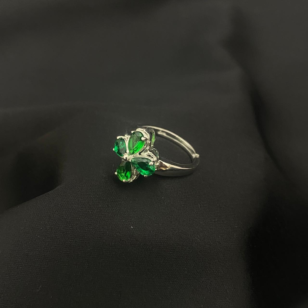 Flower Design 925 Sterling Silver Ring