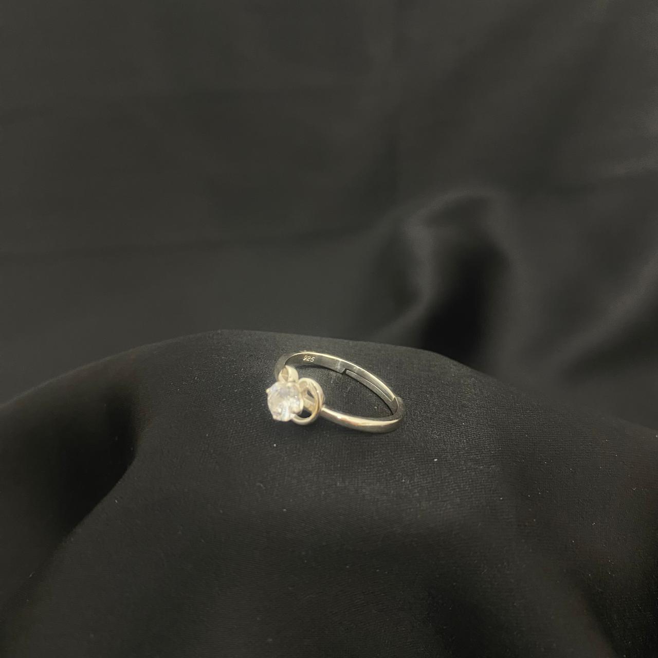 Cluster Diamond 925 Sterling Silver Ring