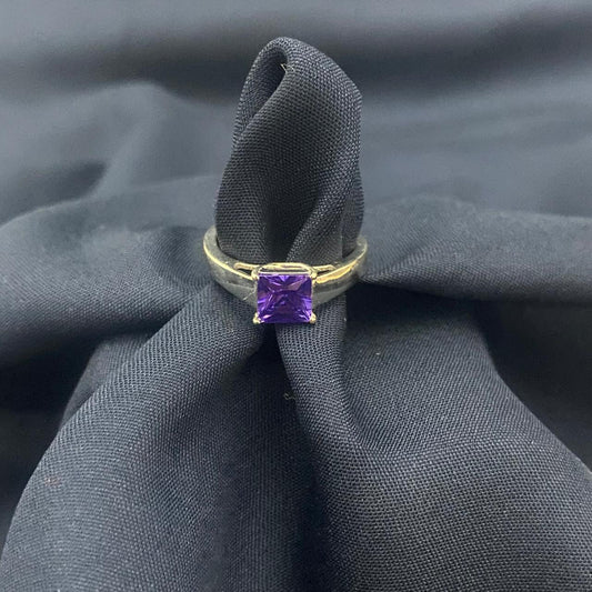 Topaz Emerald Cut 925 Sterling Silver Ring